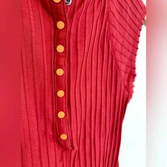 Free People Movement Last Chance Top in Red - Picture 4 of 5